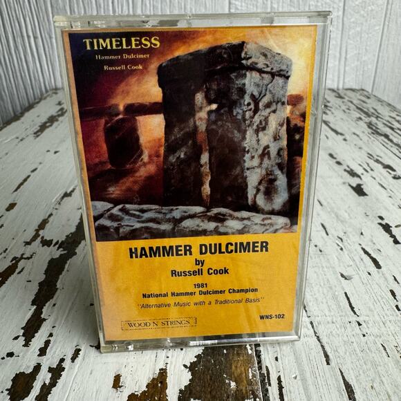 Hammer Dulcimer Timeless by Russell Cook Wood N' Strings Cassette Tape Vintage - Picture 4 of 6